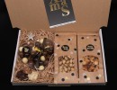 brievenbuscadeau kerst met noten en chocolade